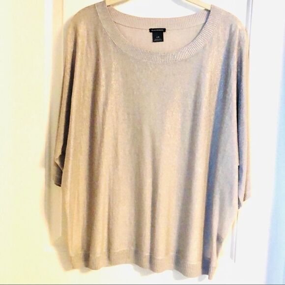 CLUB MONACO Dolman Sleeve Metallic Blouse. - Picture 1 of 6